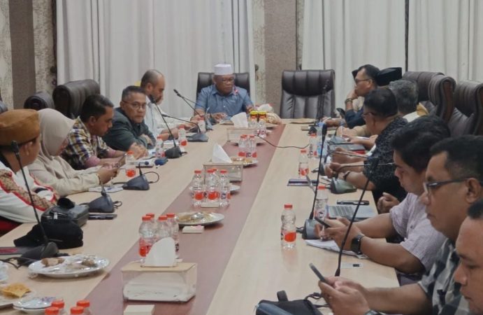 rapat percepatan realisasi anggaran di Eks Crisan,